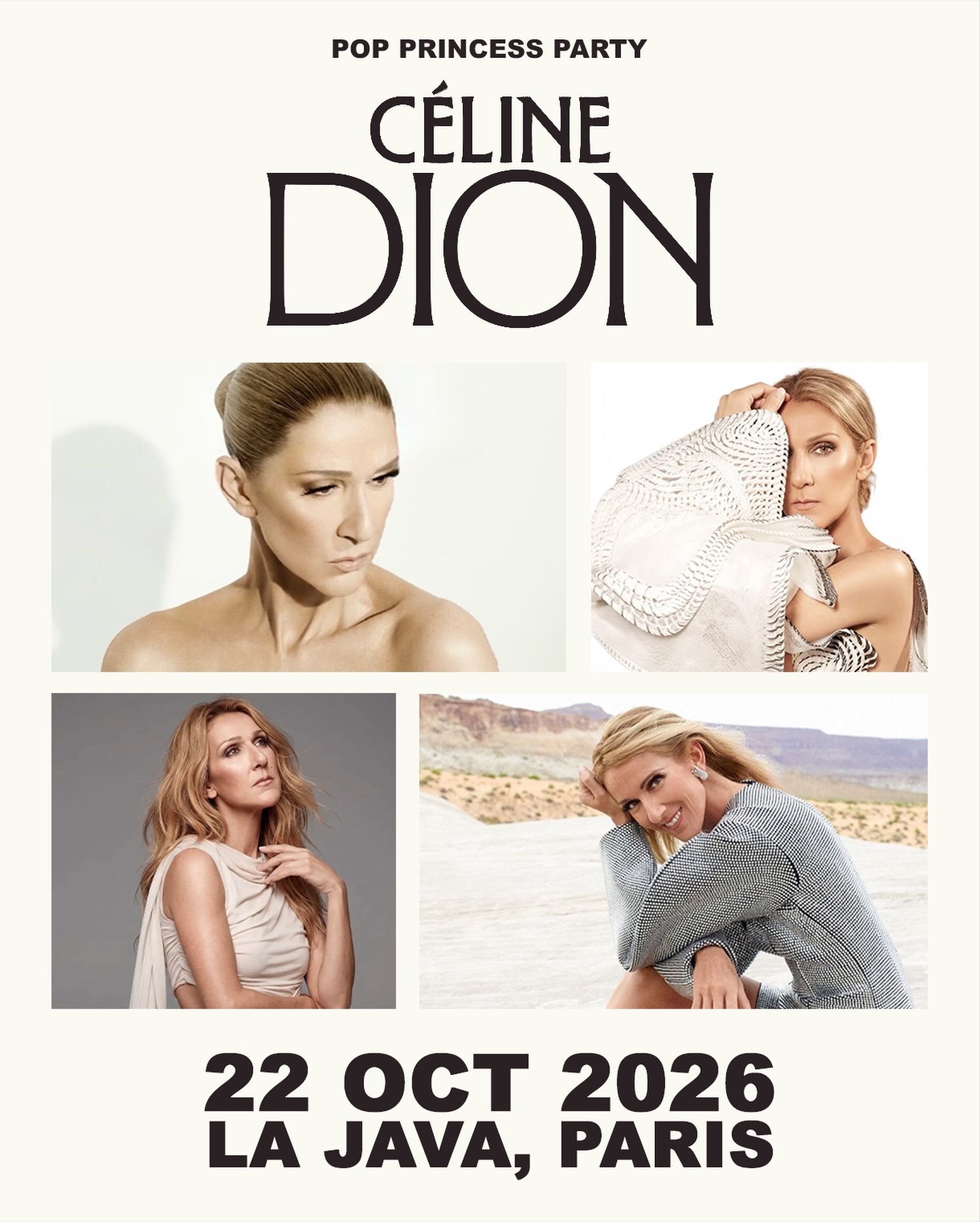 Pop Princess Party - Céline Dion Edition Paris