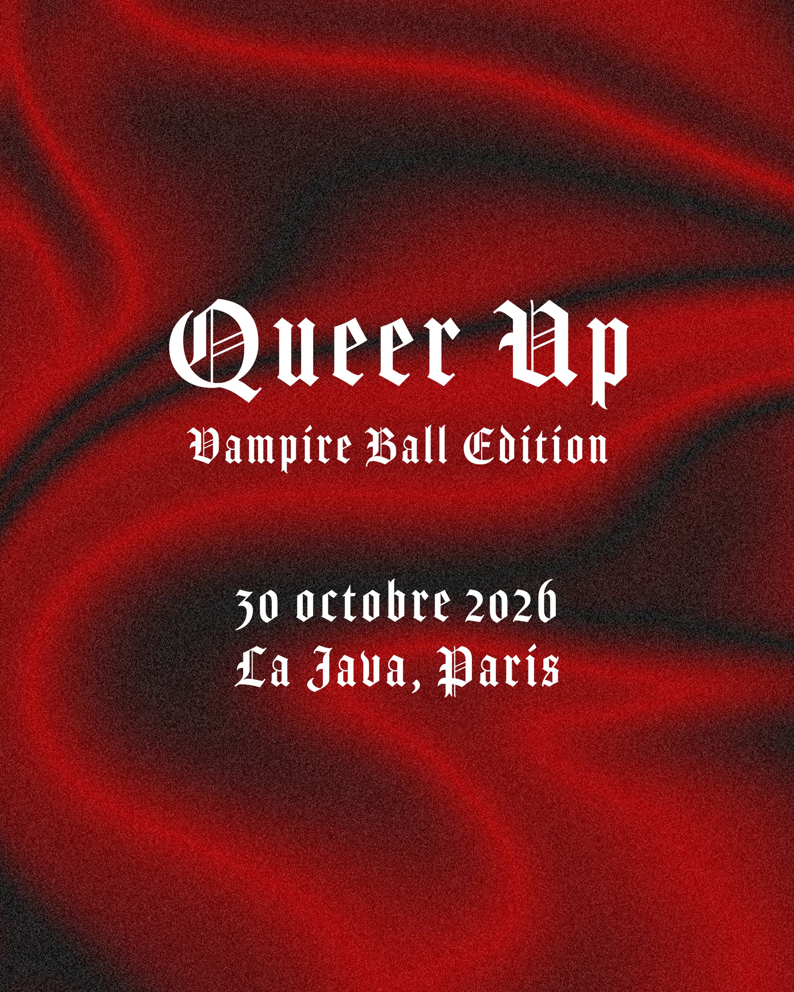 Queer Up : Vampire Ball Paris (Soirée Lesbienne Et Queer)