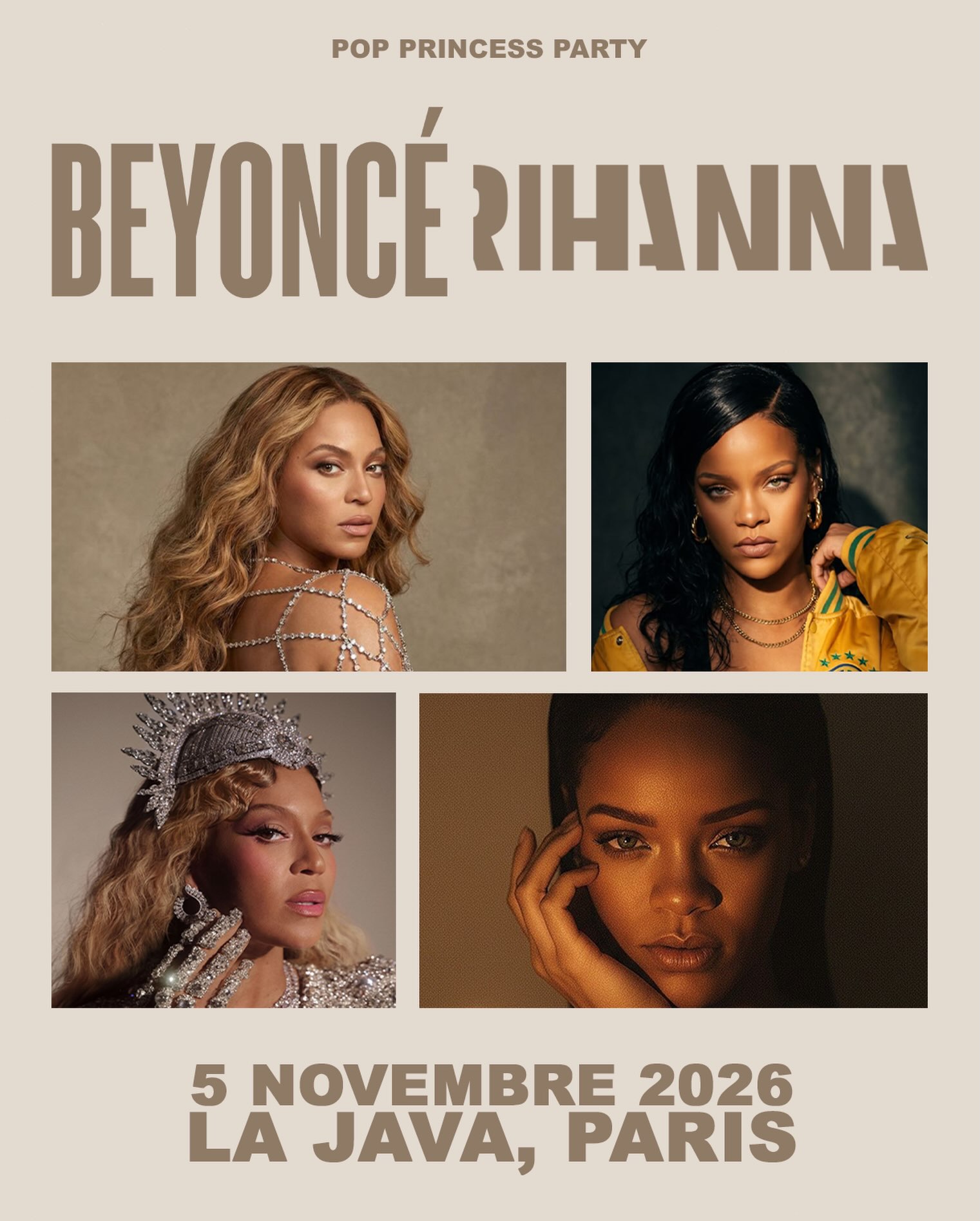 Pop Princess Party - Beyoncé X Rihanna Edition