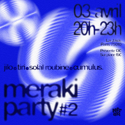 Affiche meraki party 2 1080x1080